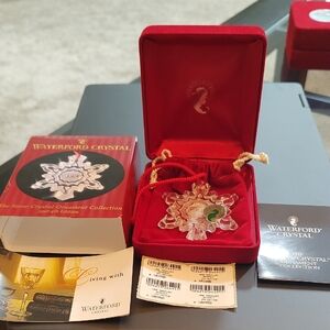 Waterford Crystal Snowflake Ornament - 1998